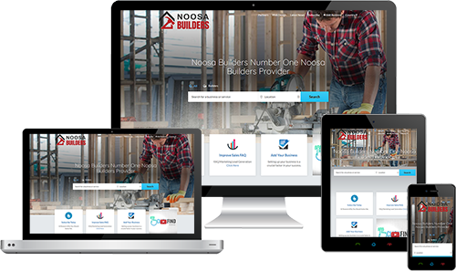 Noosa Builders displayed beautifully on multiple devices